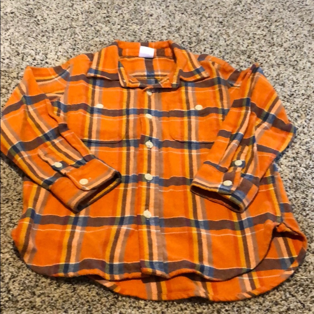 Gap flannel button down